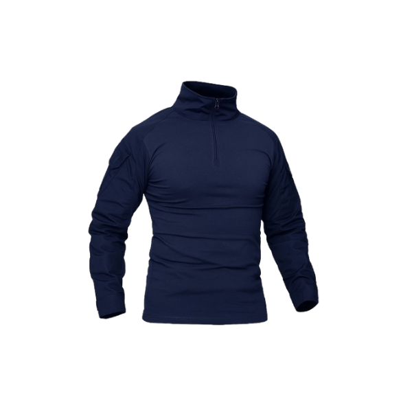 MAGCOMSEN Men's Long Sleeve Zipper Safari T-shirt