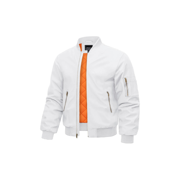 MAGCOMSEN Bomber Jacket Men Warm Zip Up