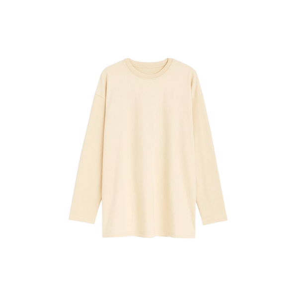 Wolfeel Women Summer 100% Cotton T-shirt Bottoming Spring Basic Fashionable Solid Lady Long Sleeve Loose Tops Shirts