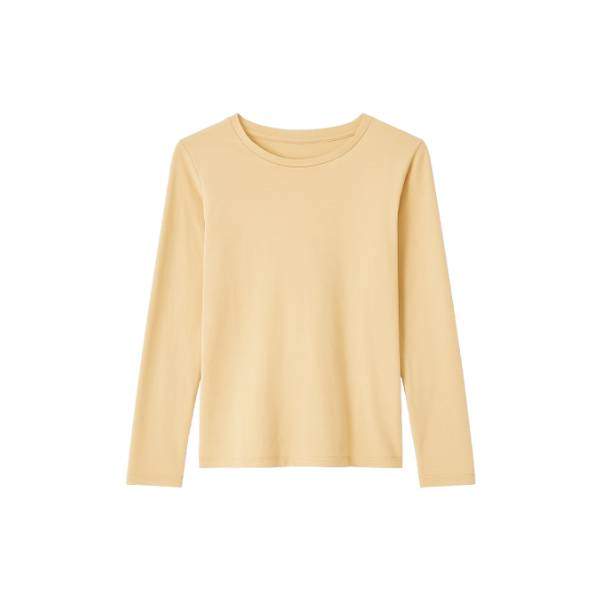 Wolfeel Women's Spring Autumn 100% Cotton T-shirt Bottoming Basic Solid Lady Long Sleeve Loose Tops Shirts Oversized T Shirt