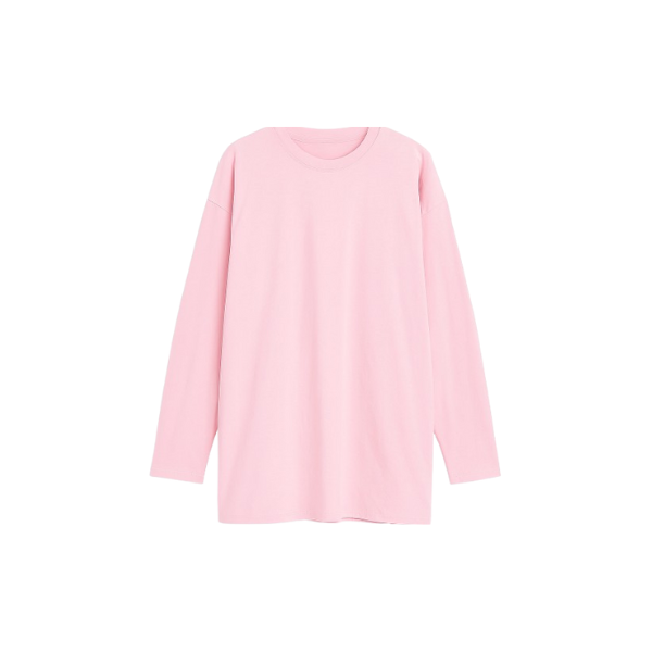 Wolfeel Women Summer 100% Cotton T-shirt Bottoming Spring Basic Fashionable Solid Lady Long Sleeve Loose Tops Shirts