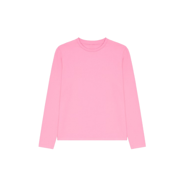 Wolfeel Women's Spring Autumn 100% Cotton T-shirt Bottoming Basic Solid Lady Long Sleeve Loose Tops Shirts Oversized T Shirt