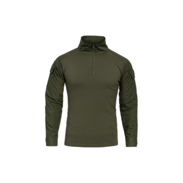 MAGCOMSEN Men's Long Sleeve Zipper Safari T-shirt